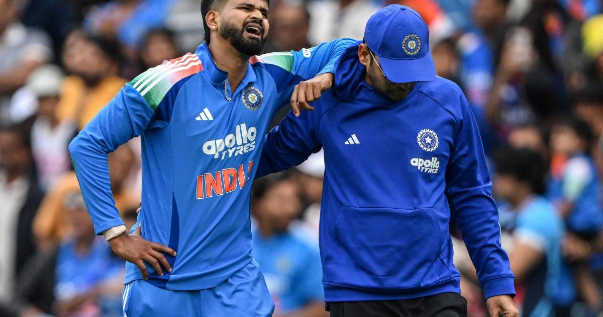 نائب انڈین کپتان شریاس ائیر فیلڈنگ حادثے کے بعد آئی سی یو میں