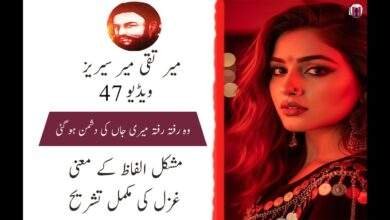 میر کی غزل نے کیسے جان لے لی؟ مکمل شرح اور معنی جانیں میر کی غزل نے کیسے جان لے لی؟ مکمل شرح اور معنی جانیں