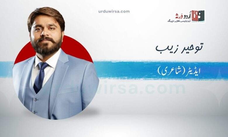 غزل | کتنے ہی بے گناہوں کی پھر جان لیتے ہیں | توحید زیب