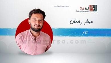 غزل | انیس و میر ہیں ، مژدم ہے، میں ہوں ، آپ نہیں | مبشر رحمان